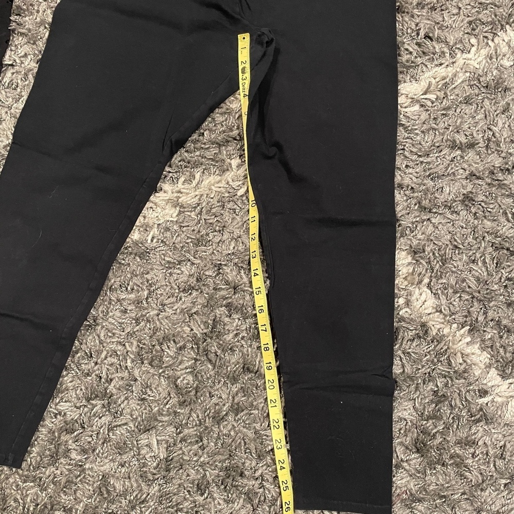 Lauren Conrad Black Legging Pair Size XL Bows Stretch - Picture 10 of 12